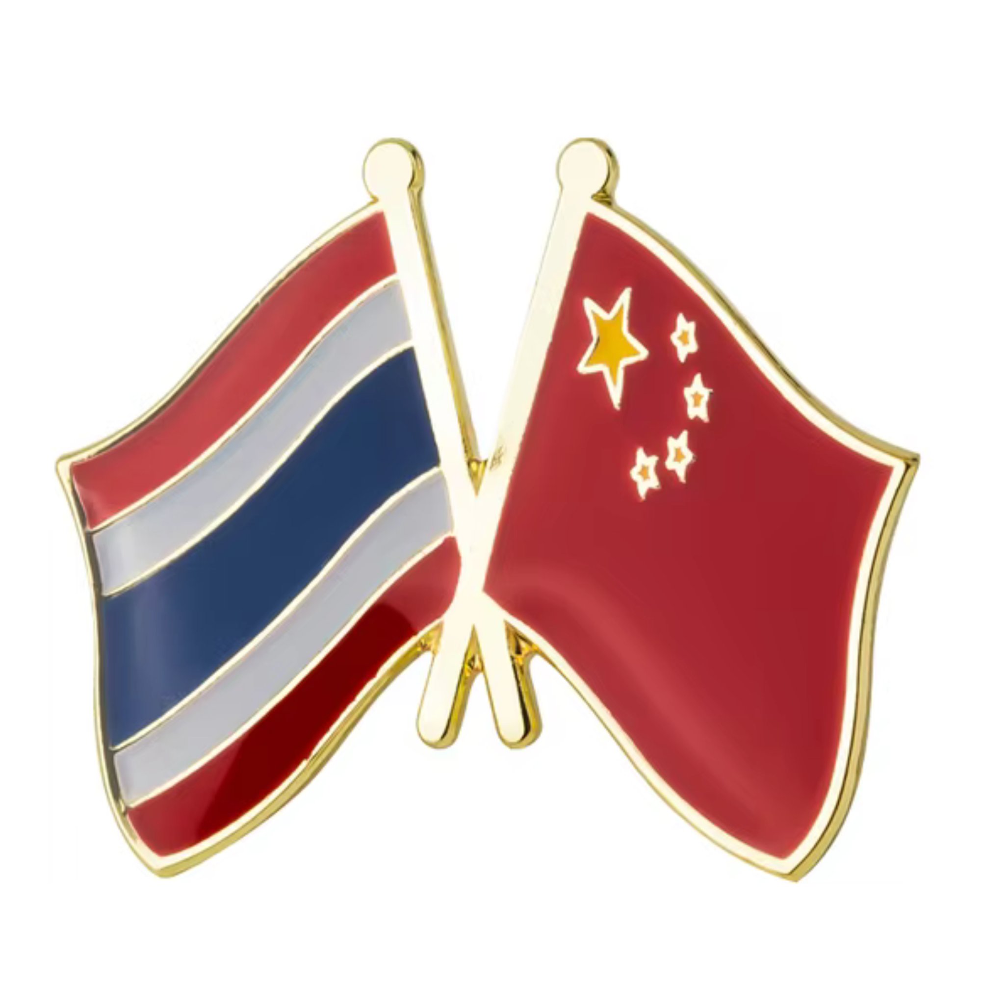 Pin de amistad de Tailandia y China Imagen principal del producto