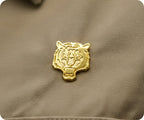 Golden Tiger Pin Badge