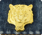 Golden Tiger Pin Badge