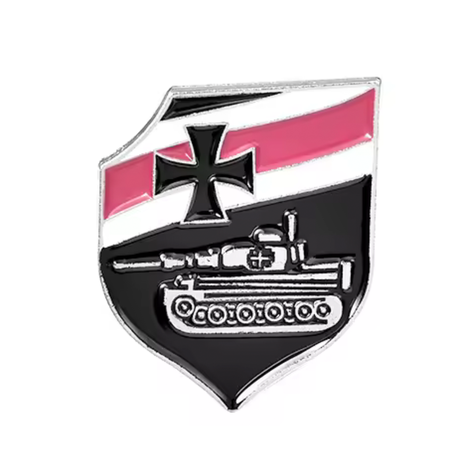 Pin esmaltado de armadura histórica alemana del tanque Tiger Imagen principal del producto