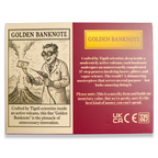 Zimbabwe 100 Trillion Dollar Golden Banknote