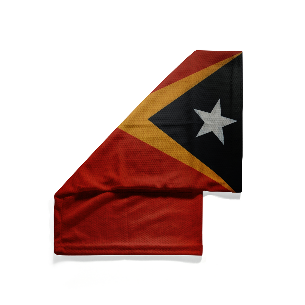 Braga cuello con bandera de Timor-Leste – Mascarilla transpirable cubrecuello
