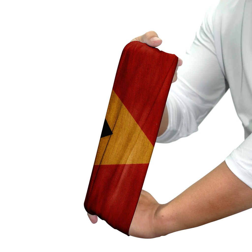 Braga cuello con bandera de Timor-Leste – Mascarilla transpirable cubrecuello