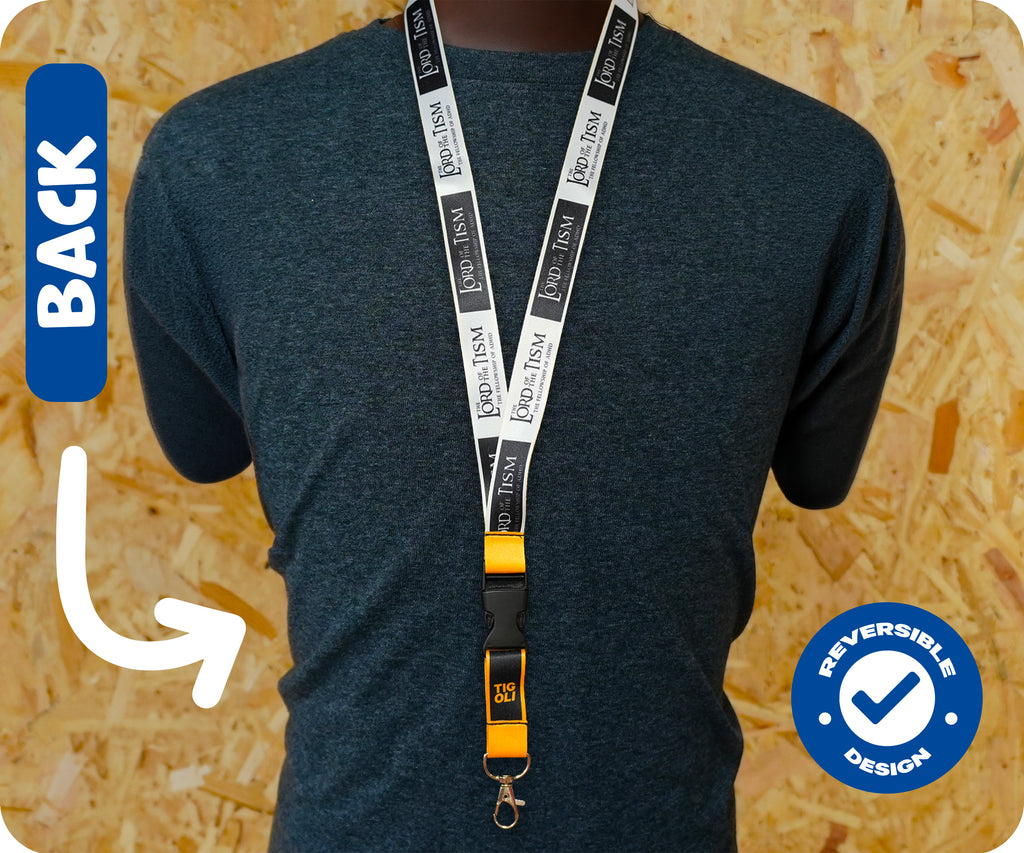 The Lord of the Tism Film Crew Lanyard Keychain