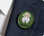 Tolstoy Historic Writer Pin Badge
