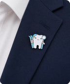 Dentist Tooth Enamel Pin Badge