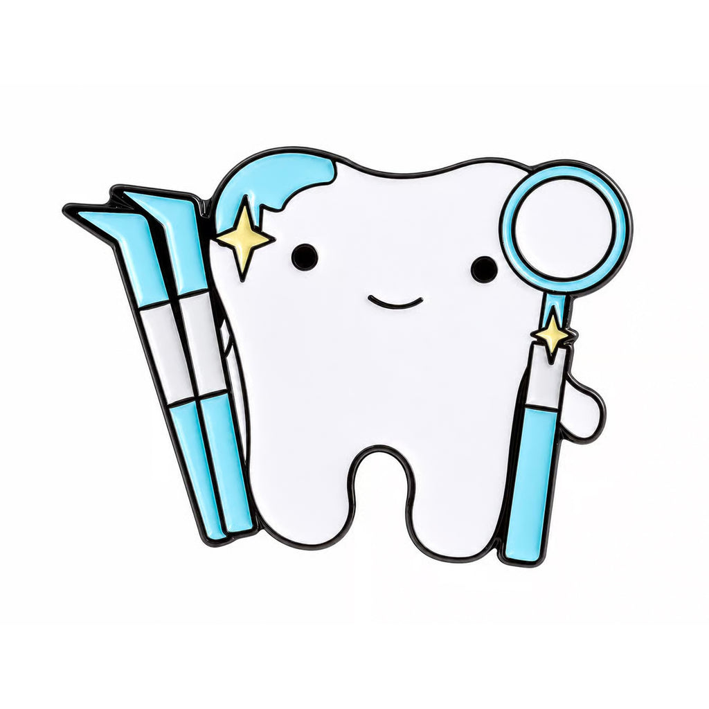 Dentist Tooth Enamel Pin Badge