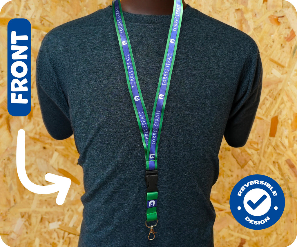 Torres Strait Islander Flag Lanyard