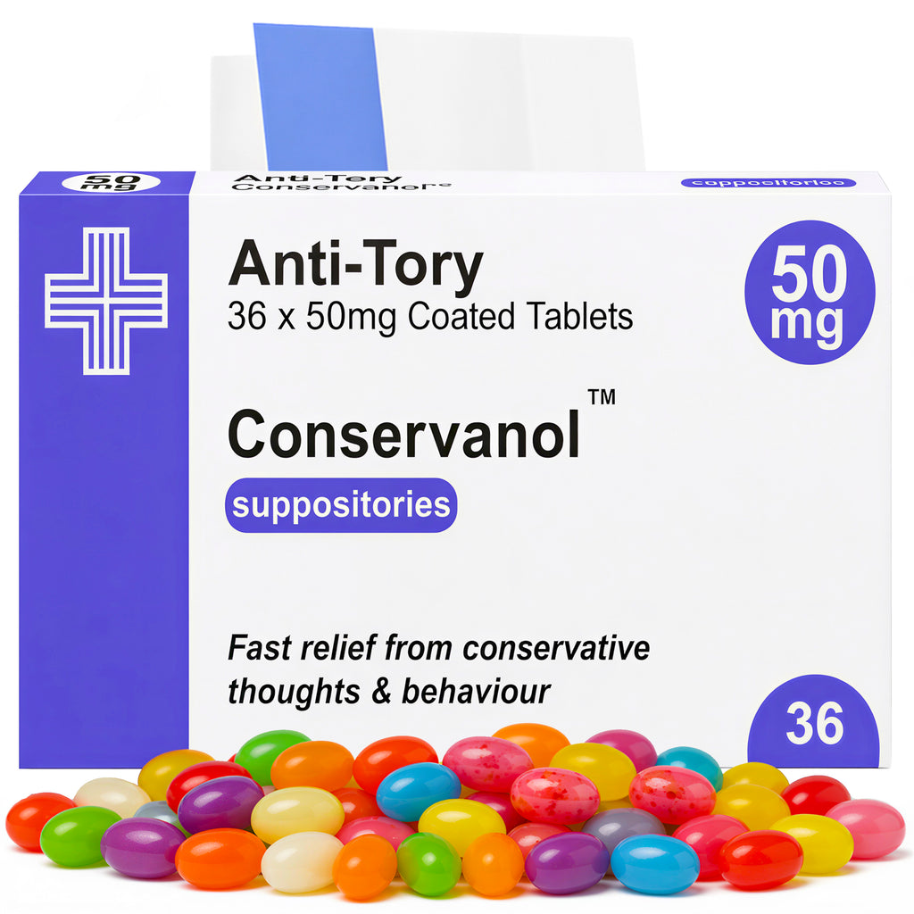 Anti-Tory Prescription Joke Jelly Beans, 60g | Vegan & Vegetarian
