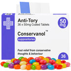 Anti-Tory Prescription Joke Jelly Beans, 60g | Vegan & Vegetarian