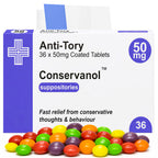 Anti-Tory Prescription Joke Sweets, 36g | Vegan & Vegetarian