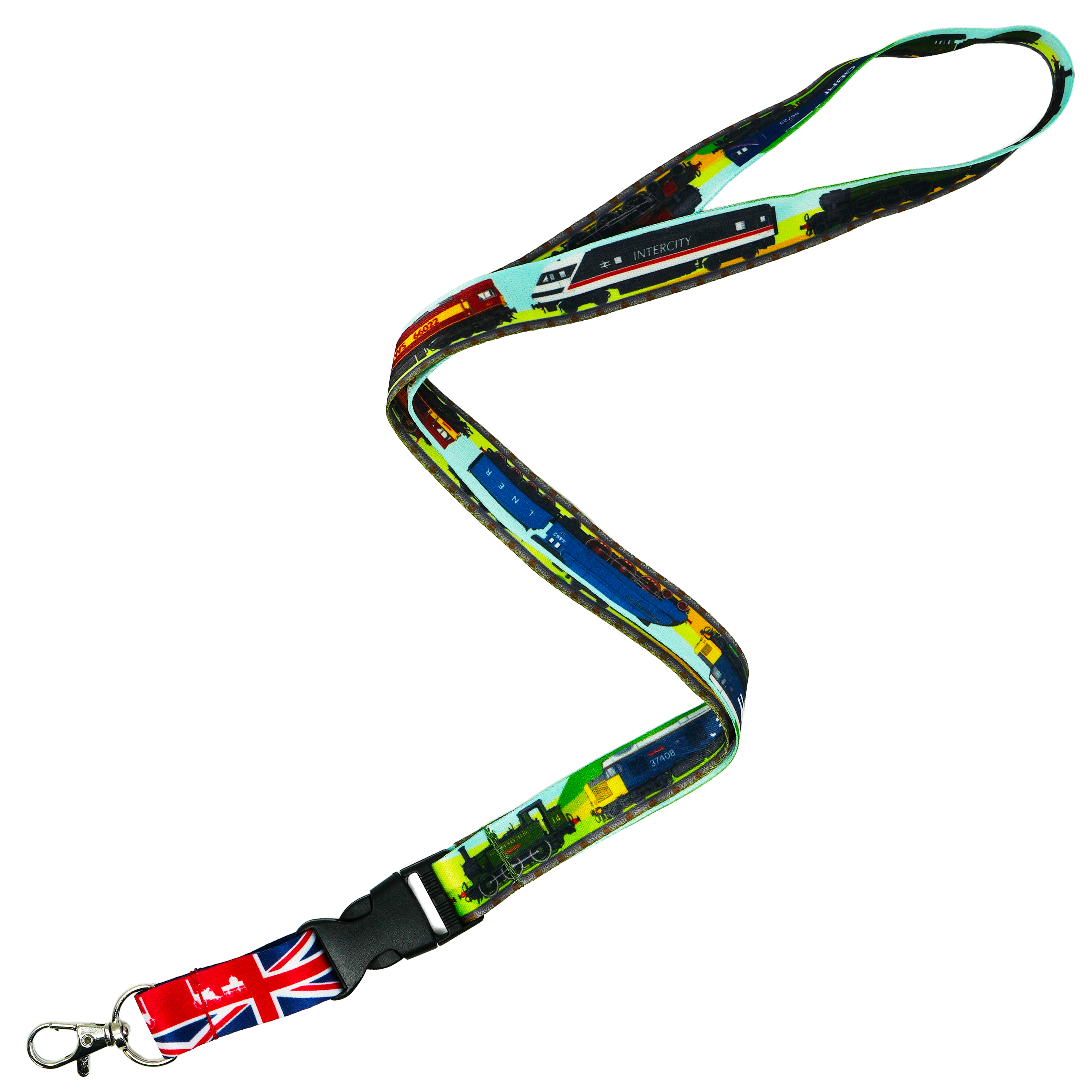 British Trains Lanyard – Classic Locomotive & Rail Design Main image