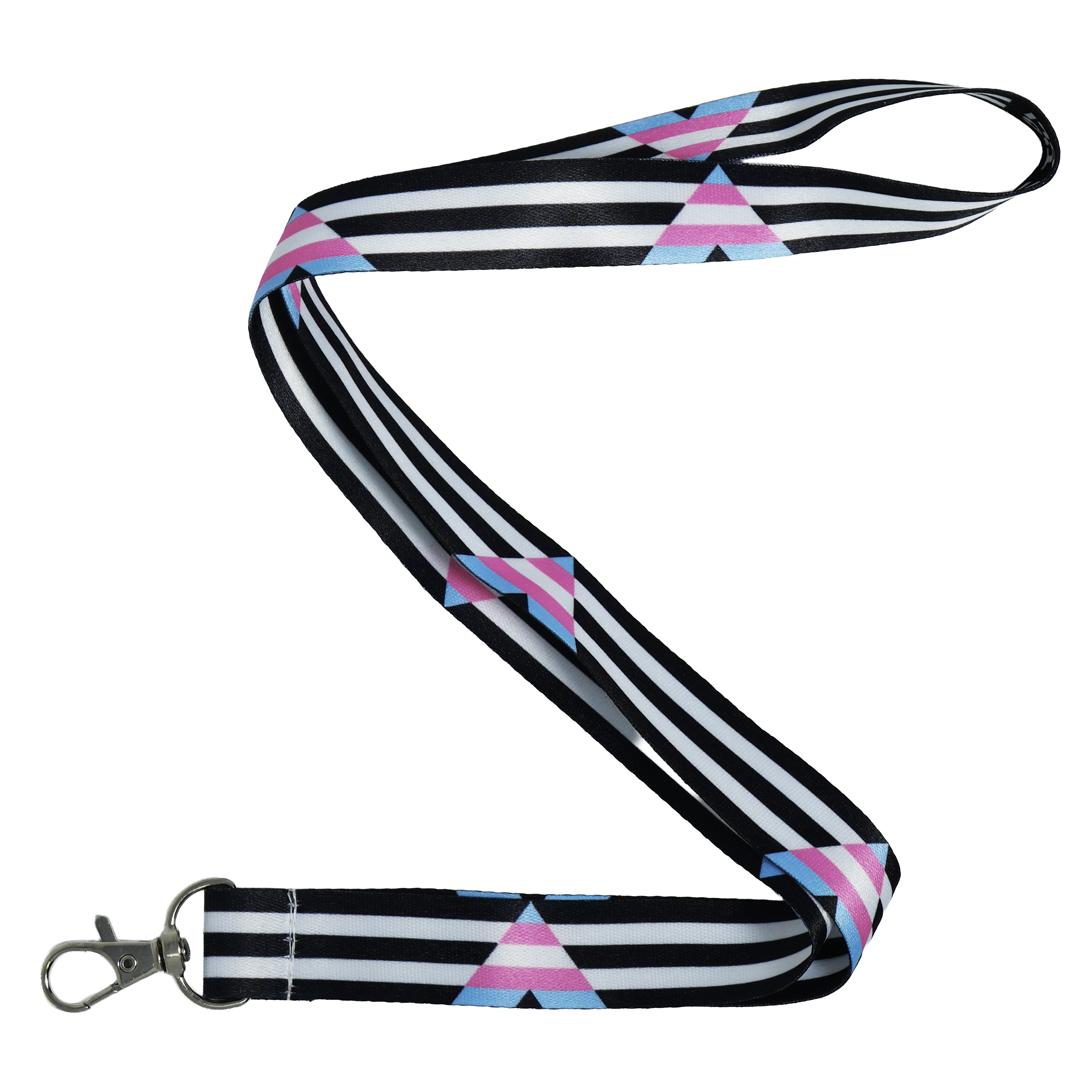 Transgender Ally Pride Flag Lanyard Main image