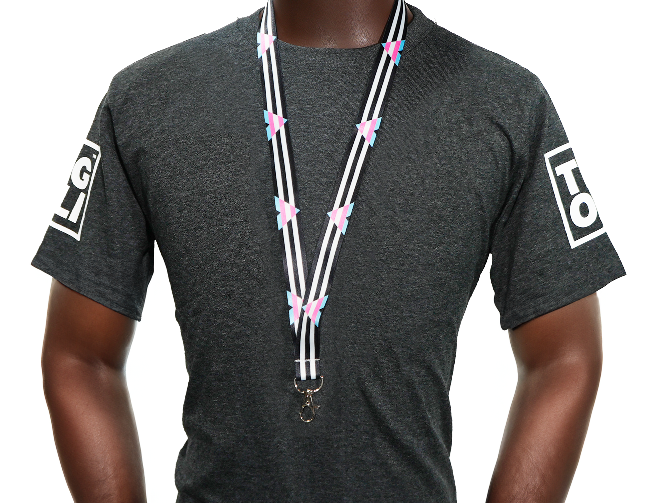 Transgender Ally Pride Flag Lanyard Secondary image