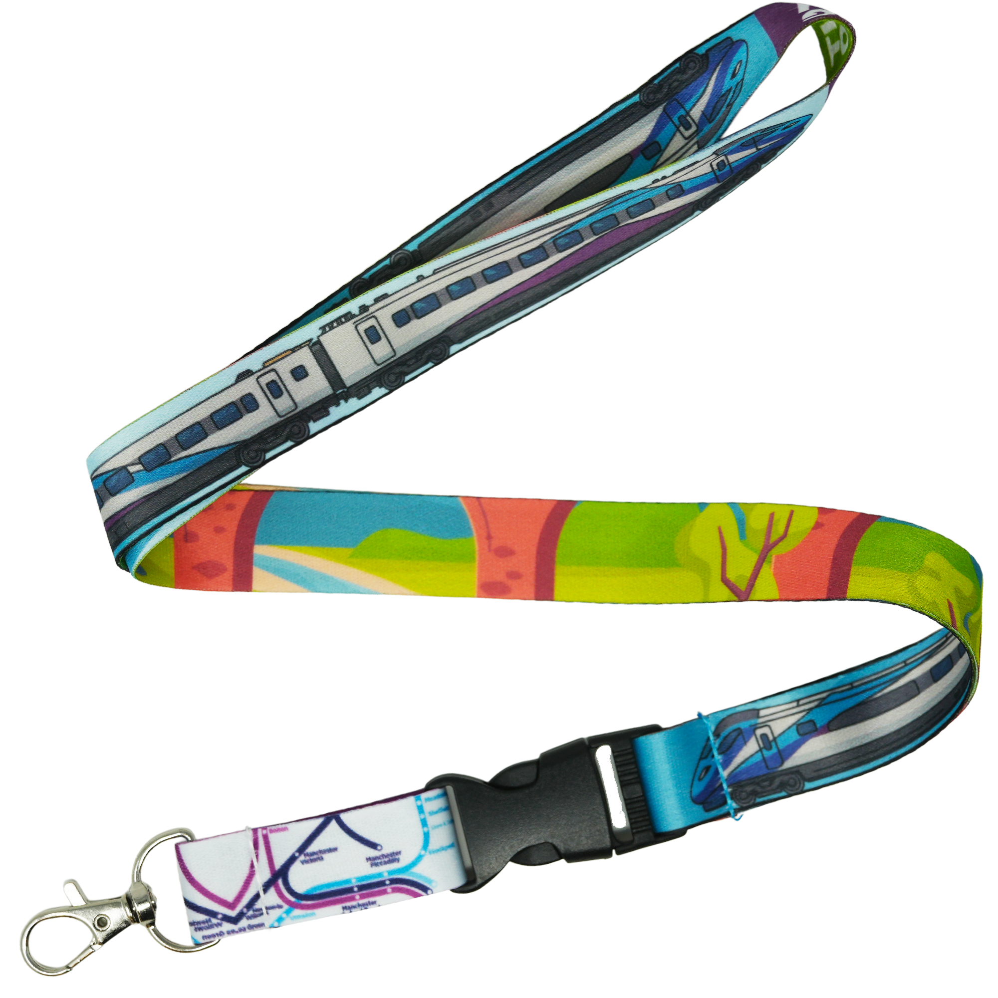 British Trains Trans Pennine Rail Flag Lanyard Main image