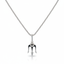 Trident Spear Pendant Necklace – Stainless Steel Mythic Symbol Charm 60cm Chain