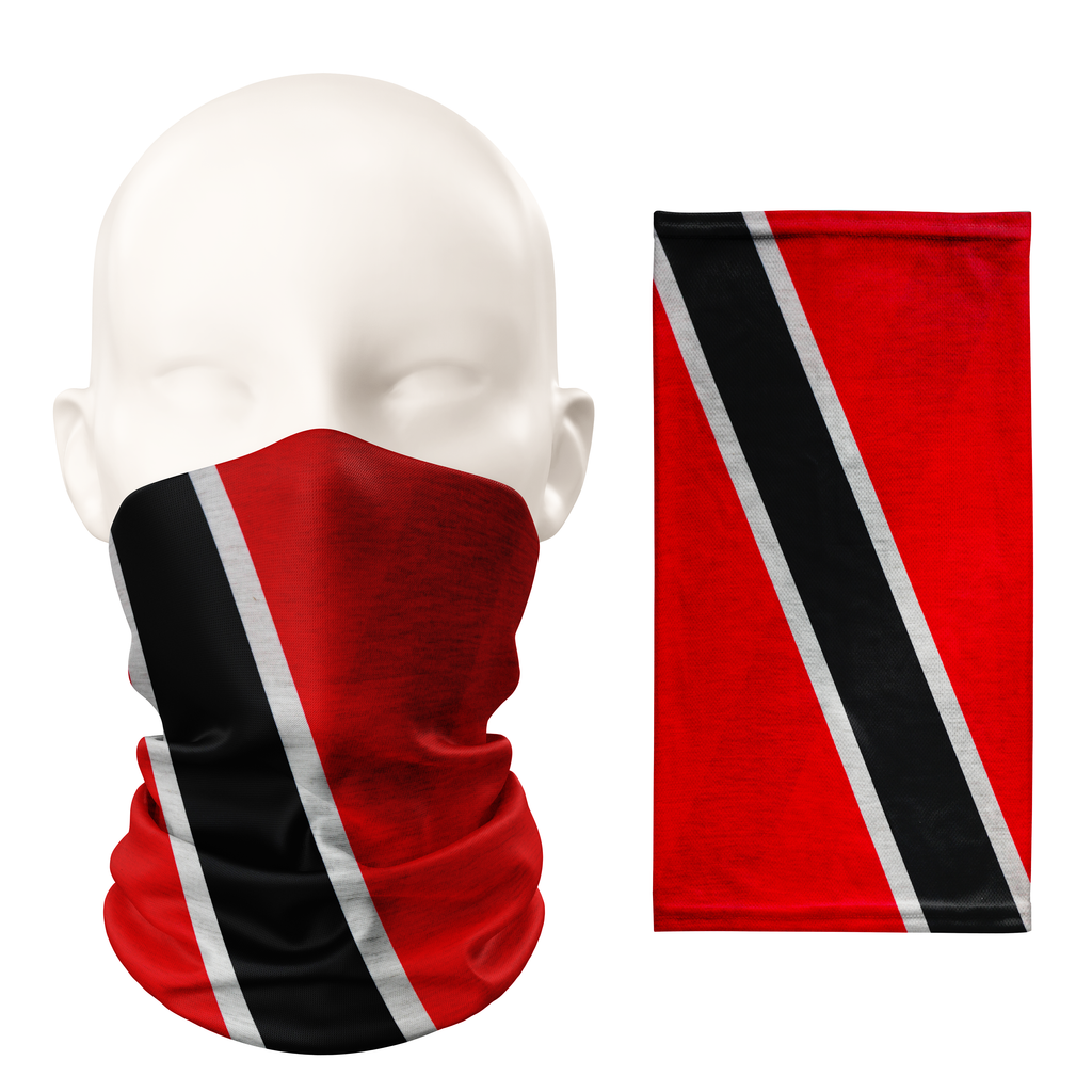 Snood con la bandera de Trinidad y Tobago – Mascarilla transpirable para el cuello