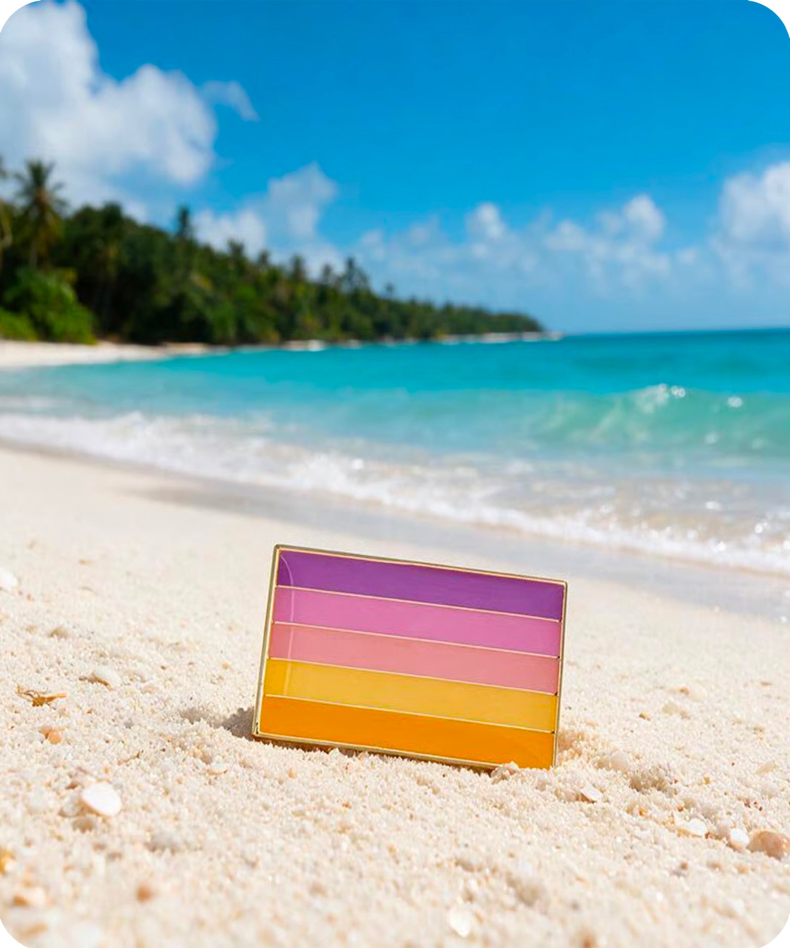 Trixic Pride Flag Enamel Pin Badge