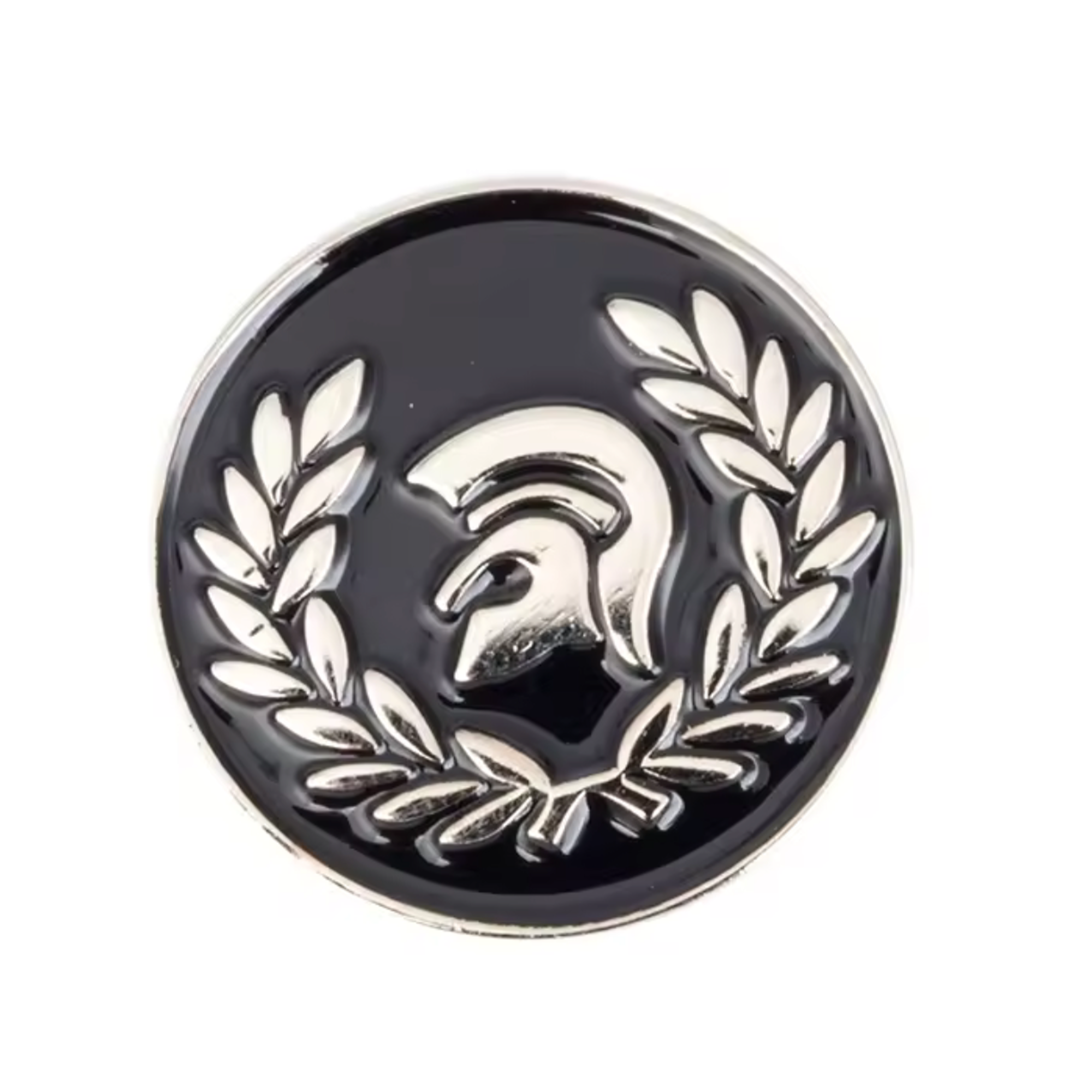 Insignia redonda de casco troyano Imagen principal del producto