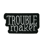 Trouble Maker Patch Iron On (8 x 4cm)