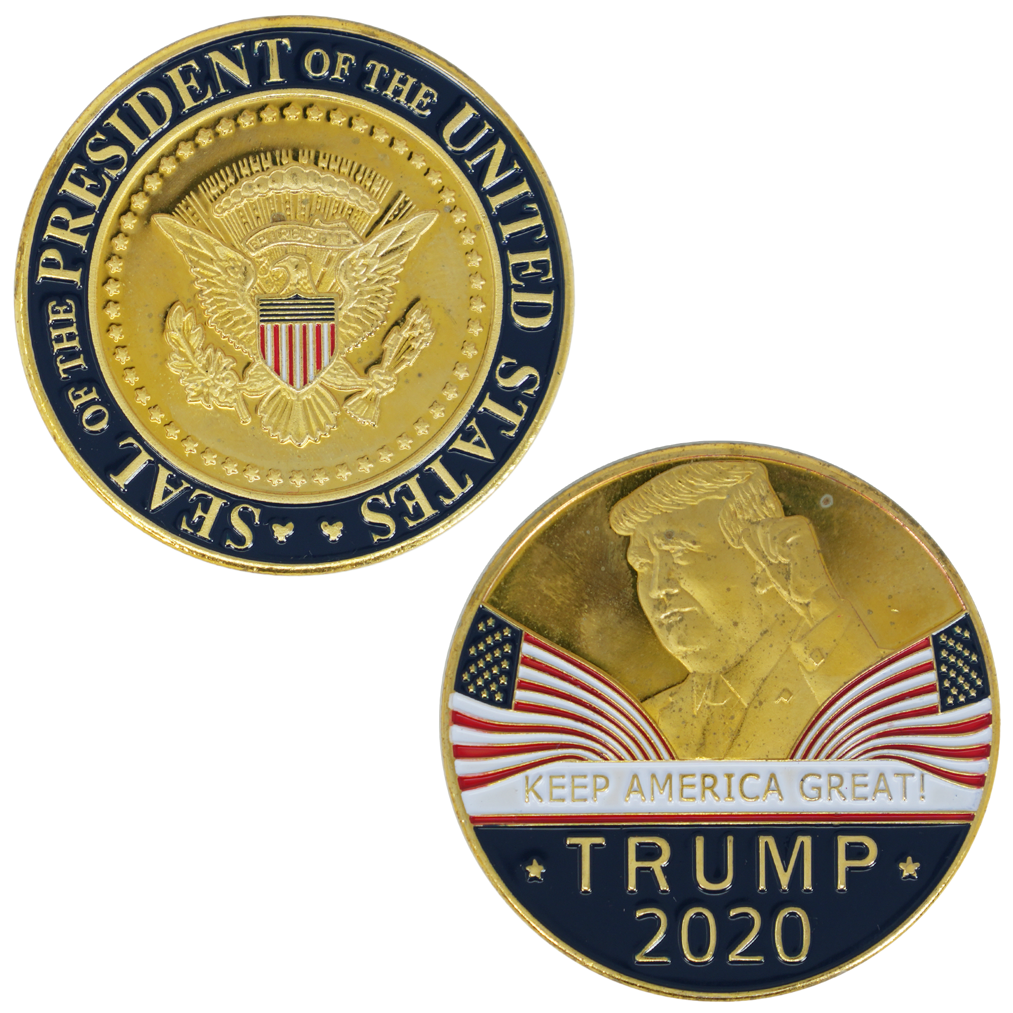 Trump 2020 Commemorative Coin – "Keep America Great" & Presidential Seal