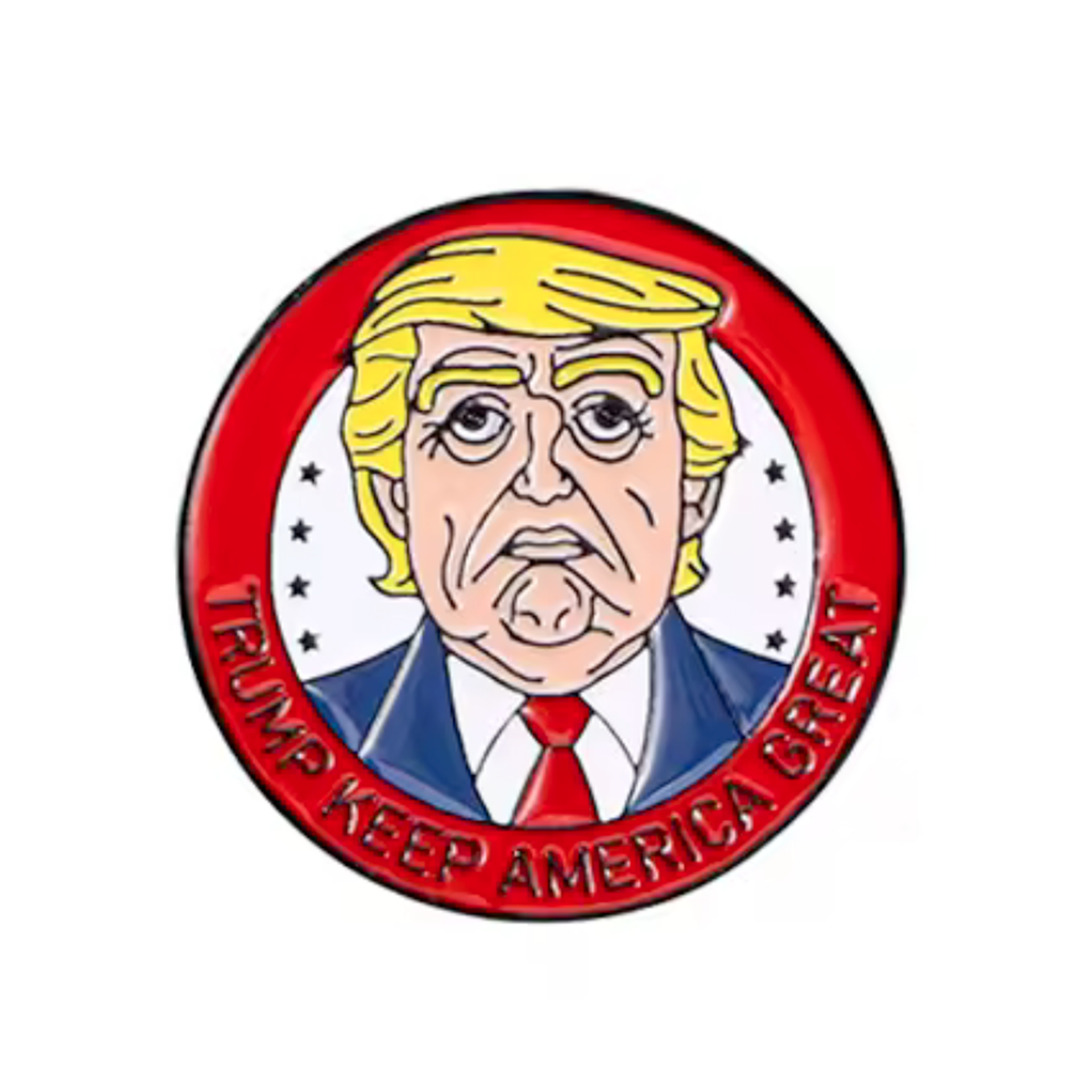 Trump Keep America Great Pin Badge Main image