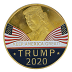 Trump 2020 Commemorative Coin – "Keep America Great" & Presidential Seal