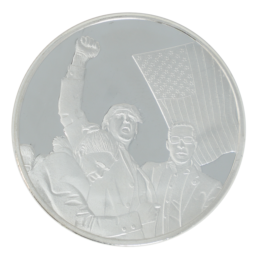 Donald J. Trump 47th President Silver Commemorative Coin