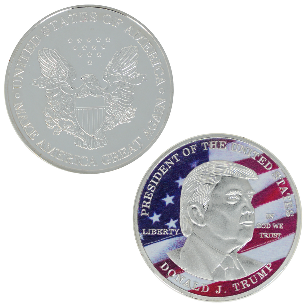 Donald J. Trump Silver Commemorative Coin – “President of the United States”