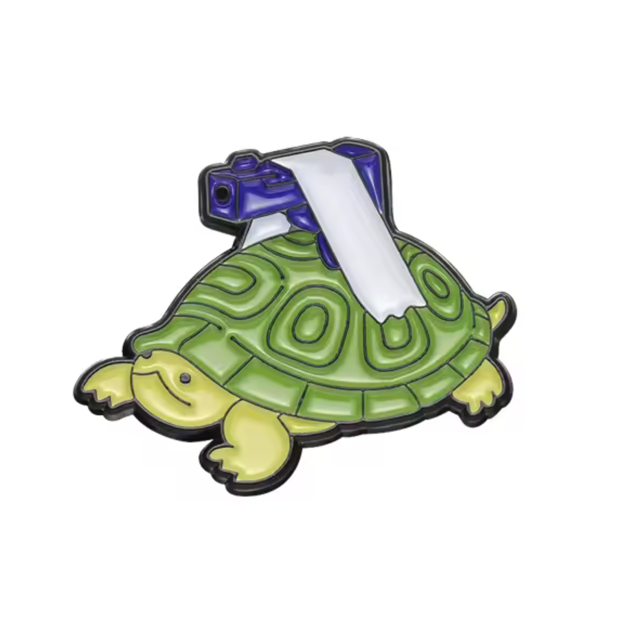 Pin con forma de Tortuga y Pistola Imagen principal del producto