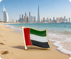UAE United Arab Emirates Flag Pin Badge