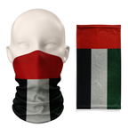 Bufanda/Braga de cuello con la bandera de los Emiratos Árabes Unidos – Mascarilla transpirable para el cuello/cubrecara