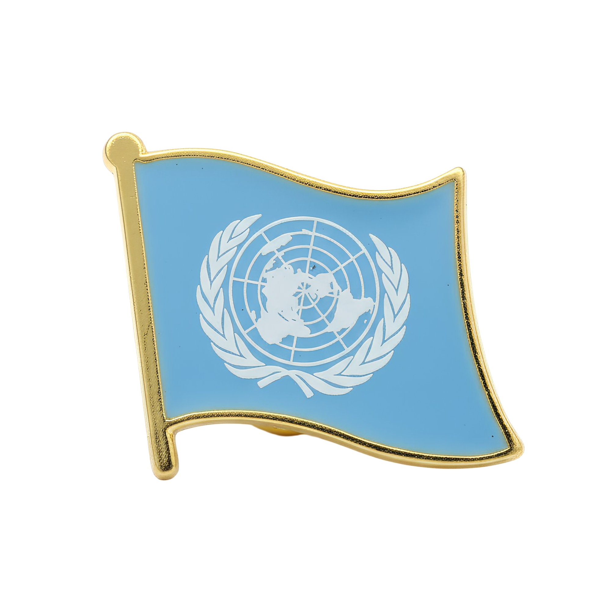 United Nations Flag Pin Badge