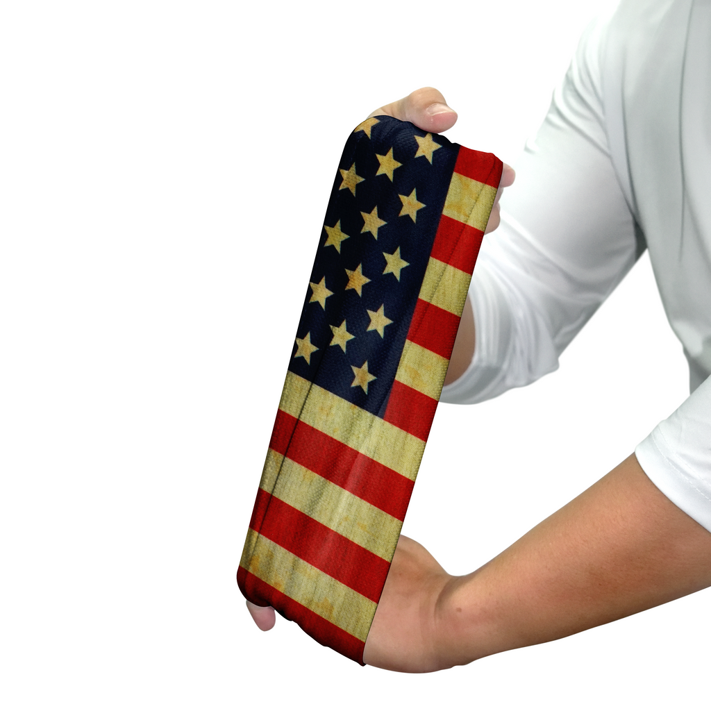 Snood con la bandera de los Estados Unidos de América – Mascarilla transpirable para cuello
