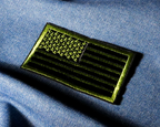 United States Of America Army Green USA Patch Iron On (8 x 5cm)