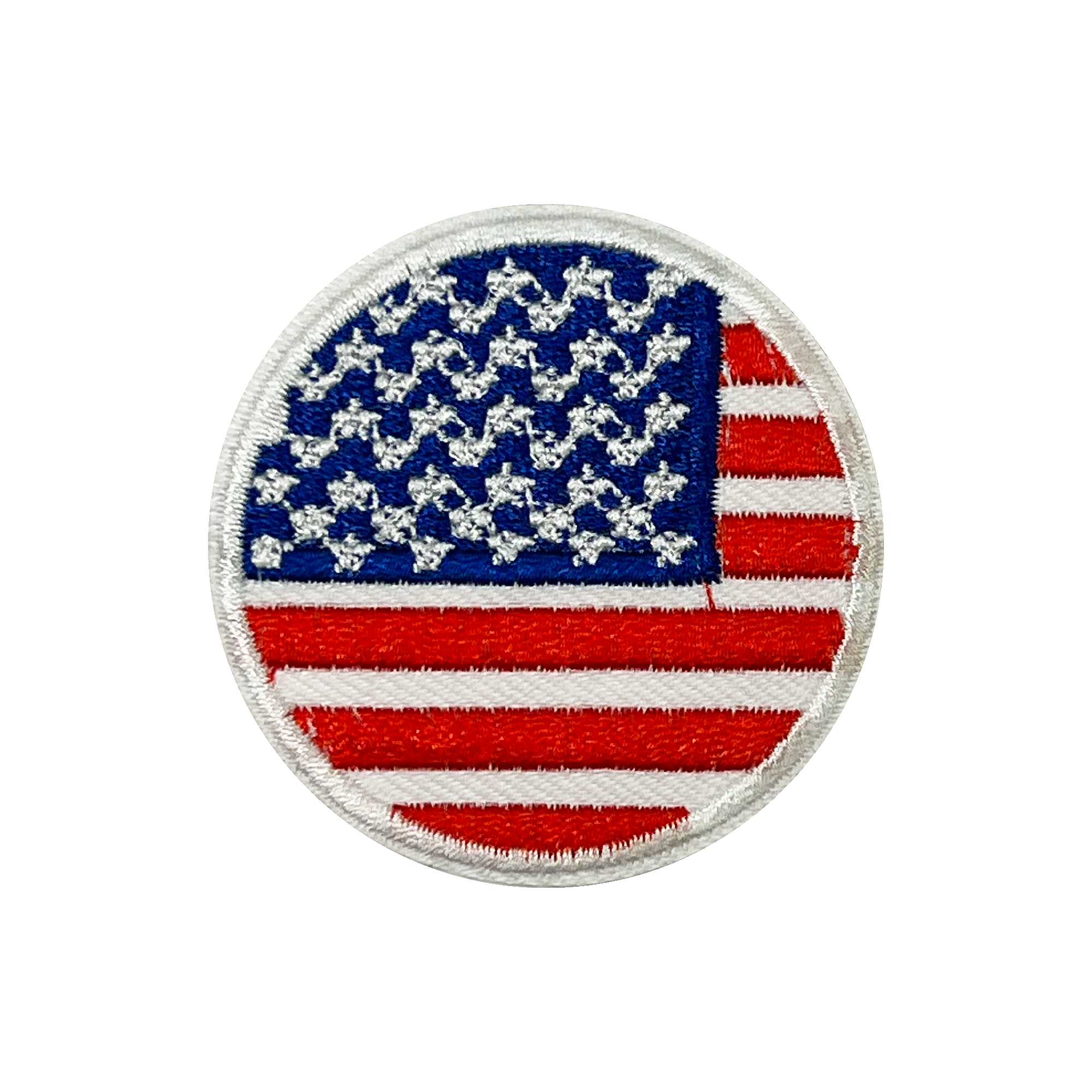 Unites States of America USA Round Embroidery Patch (5cm) Main image