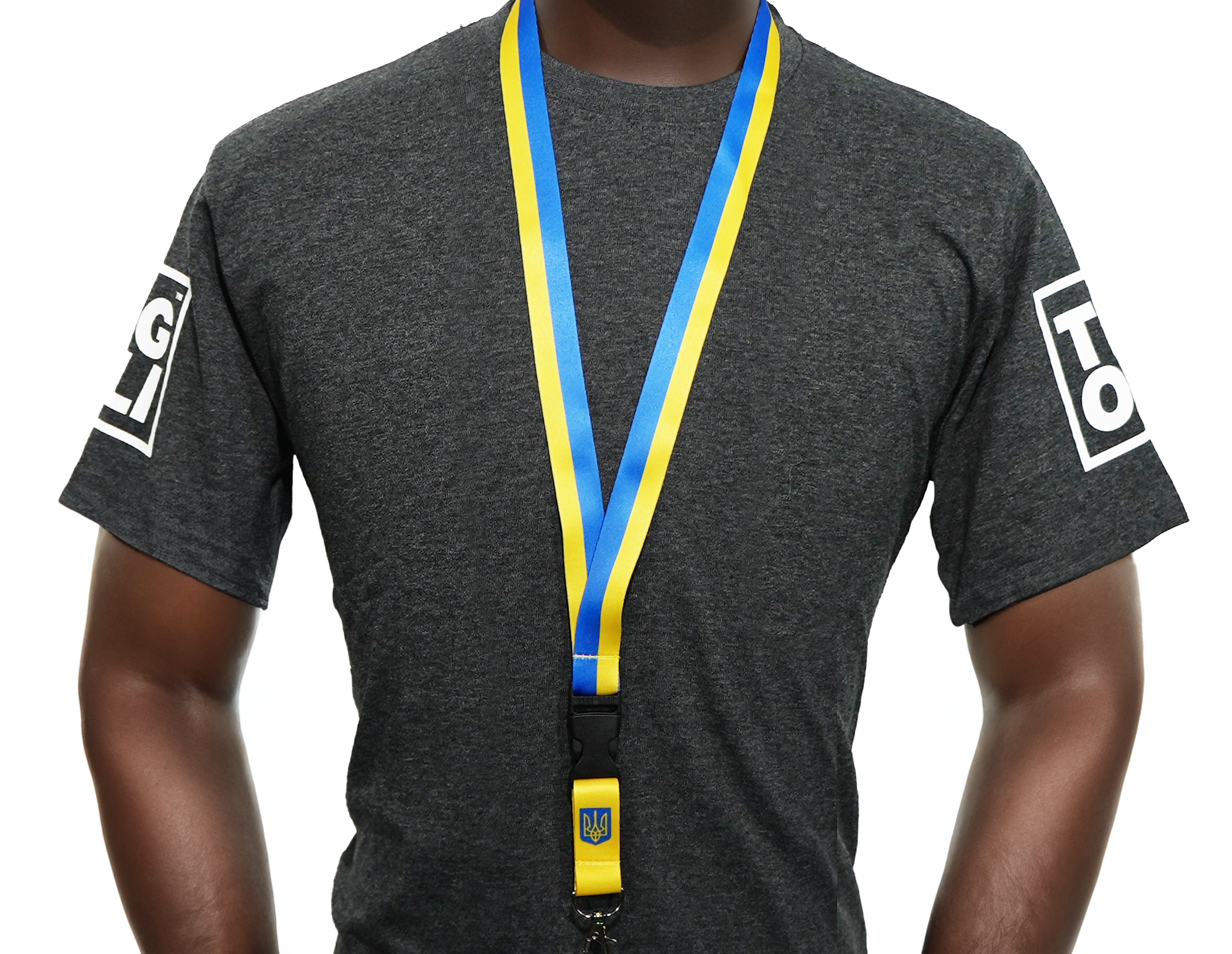 Ukraine Trident Flag Lanyard Secondary image