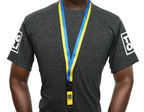 Ukraine Trident Flag Lanyard
