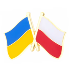 Ukraine & Poland Friendship Pin Badge