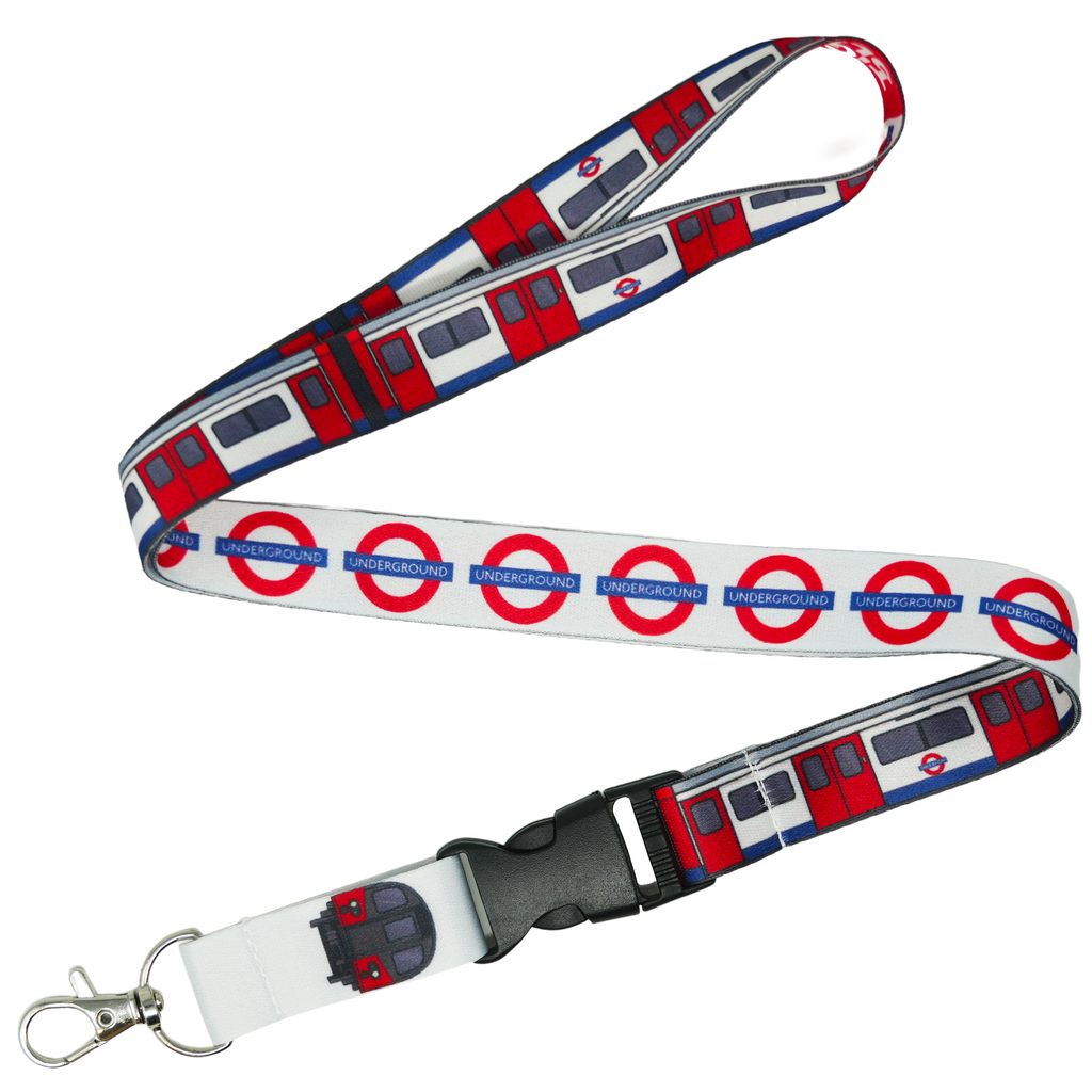London Underground Lanyard – Tube Train & Roundel Design