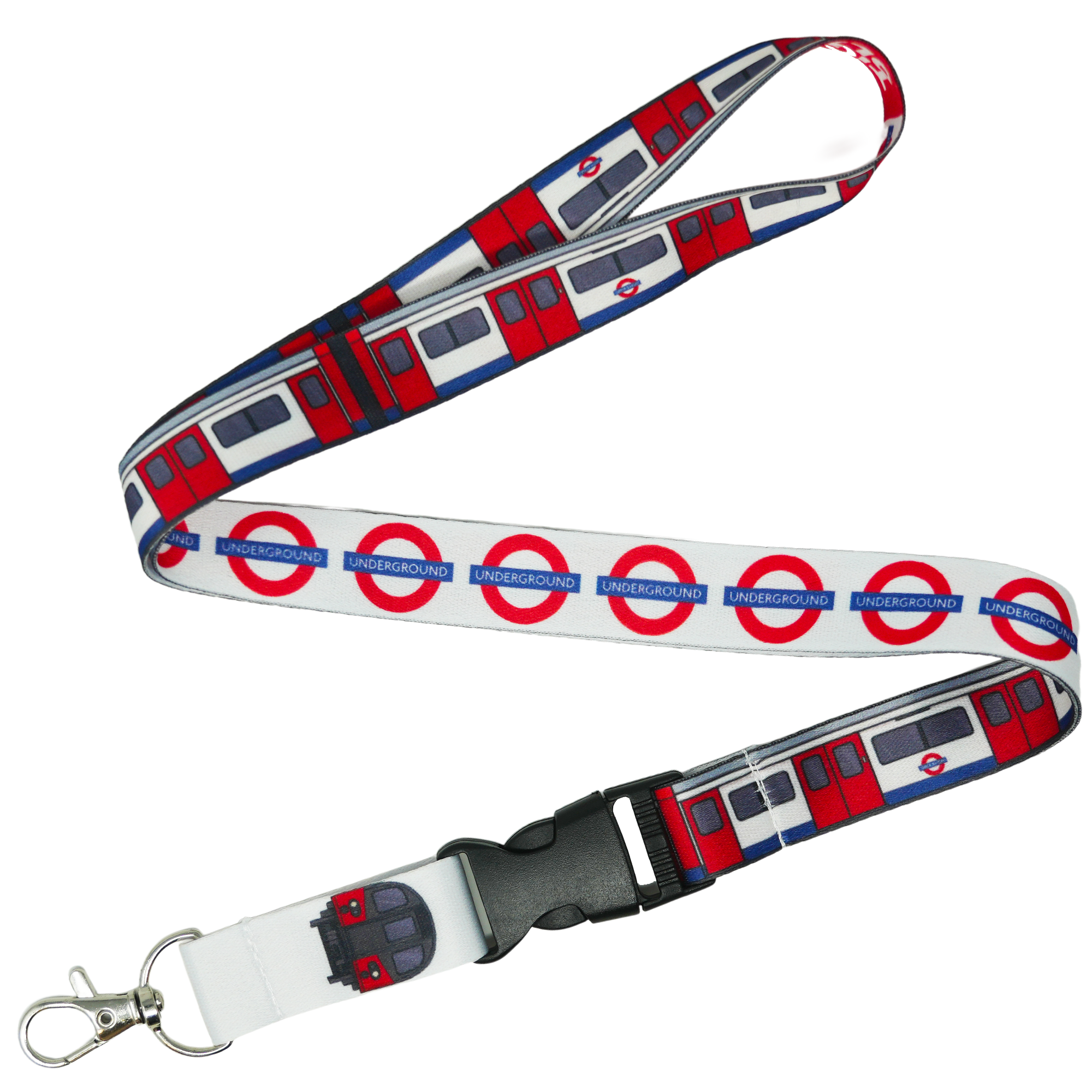 London Underground Lanyard – Tube Train & Roundel Design