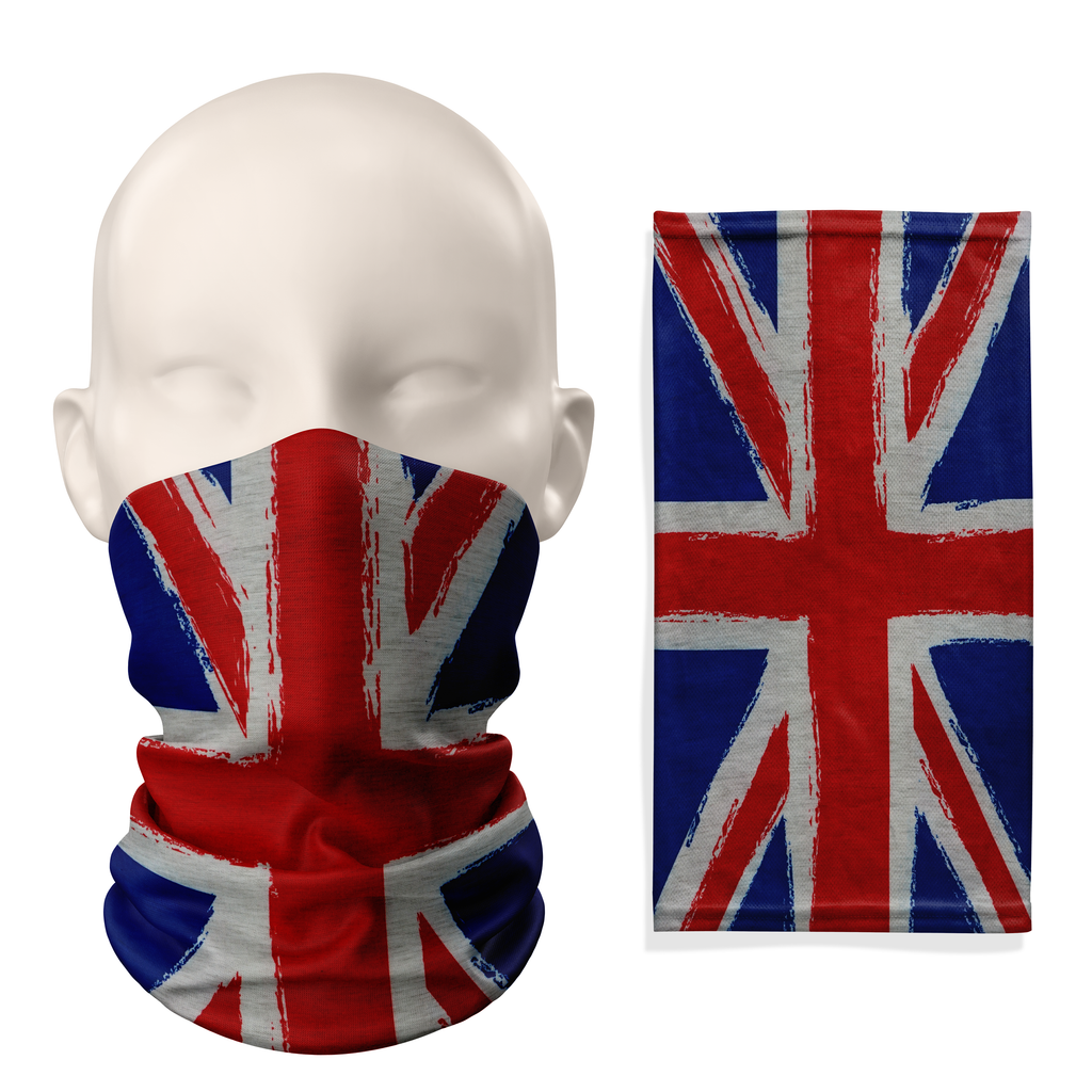 Snood con bandera del Reino Unido Union Jack – Mascarilla transpirable cubrecuello