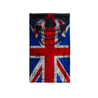 Mascarilla Union Jack con calavera - Braga de cuello transpirable para la cara