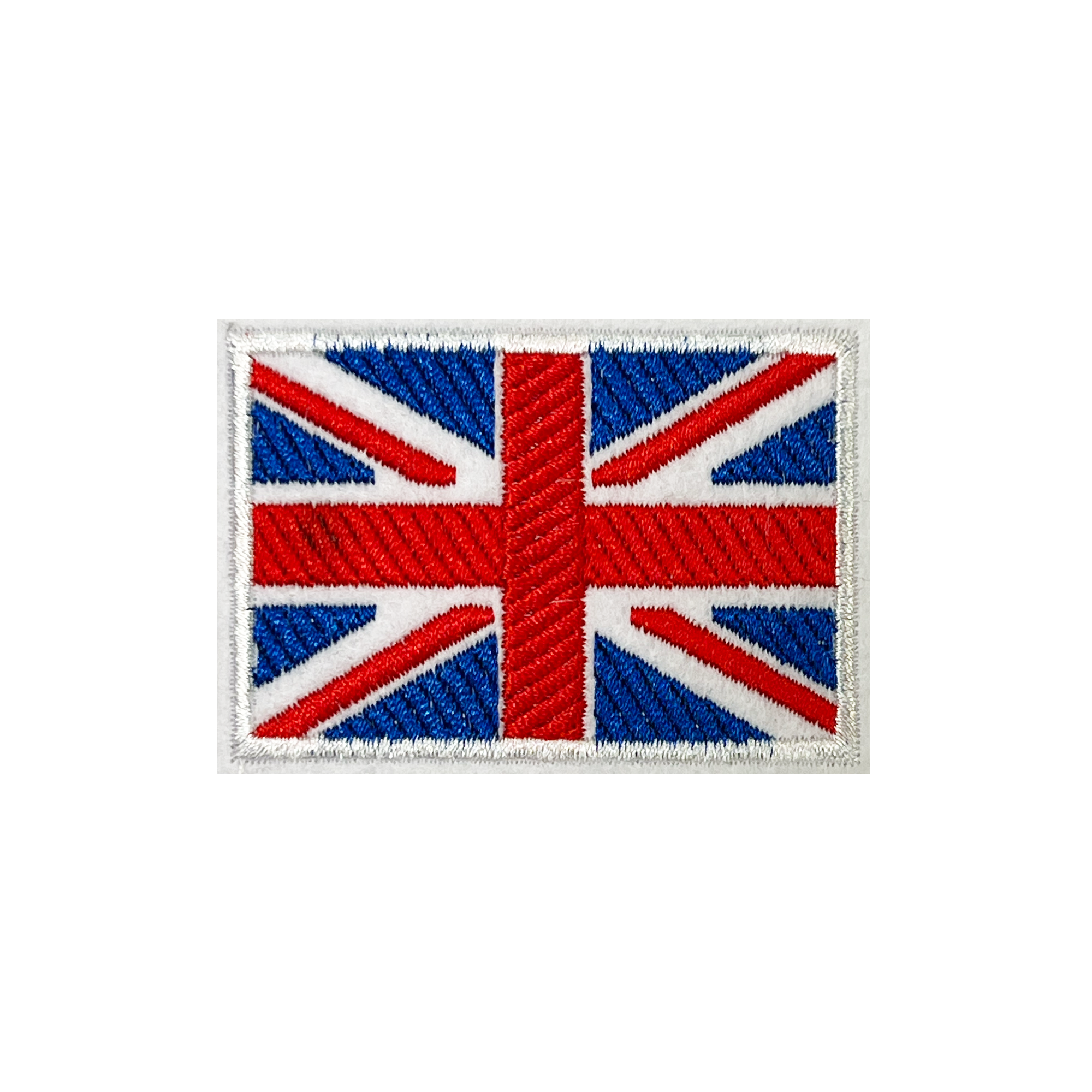 United Kingdom Union Jack Rectangle Embroidery Patch (6.5 x 4.5cm) Main image