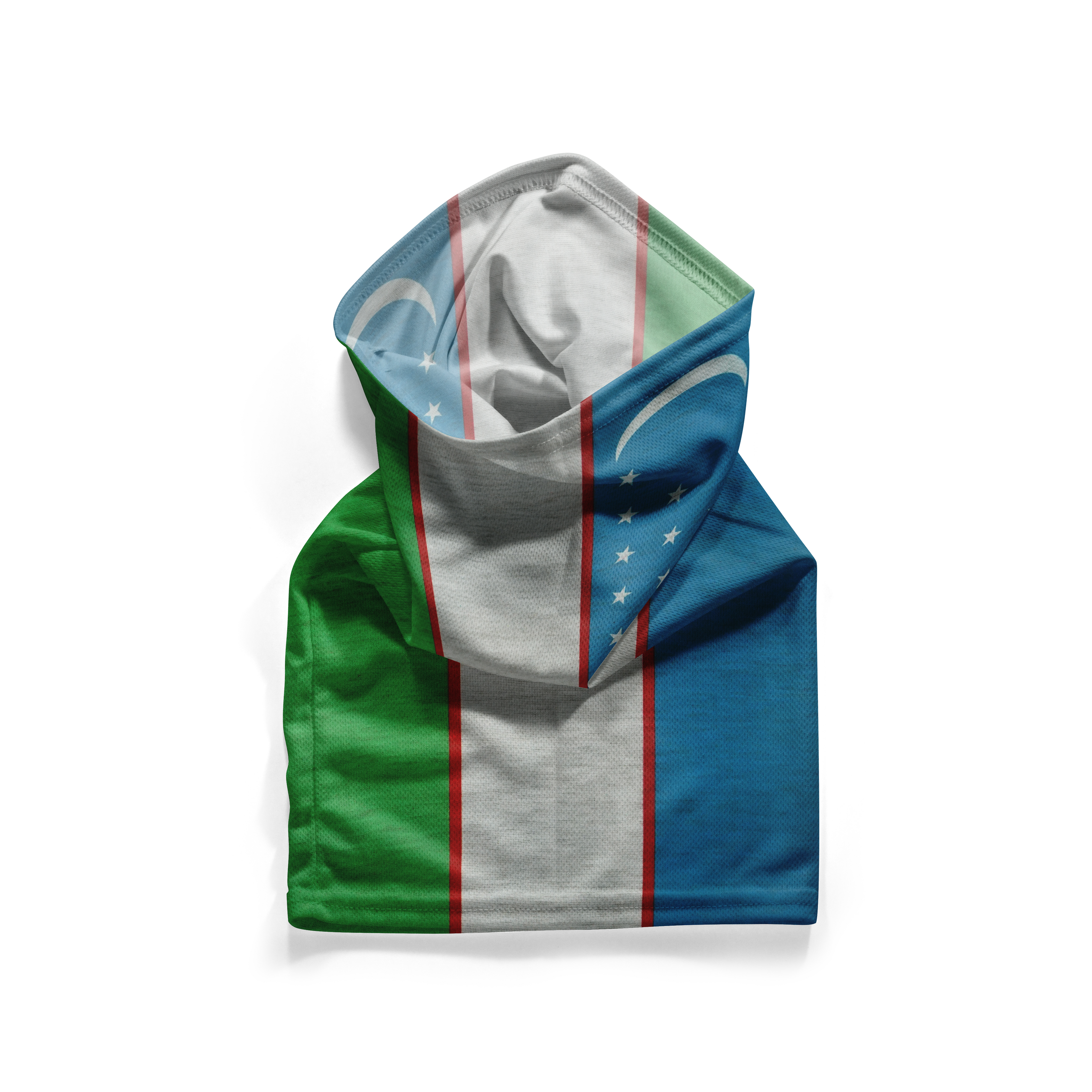 Snood de la bandera de Uzbekistán – Cubre cuello y rostro transpirable