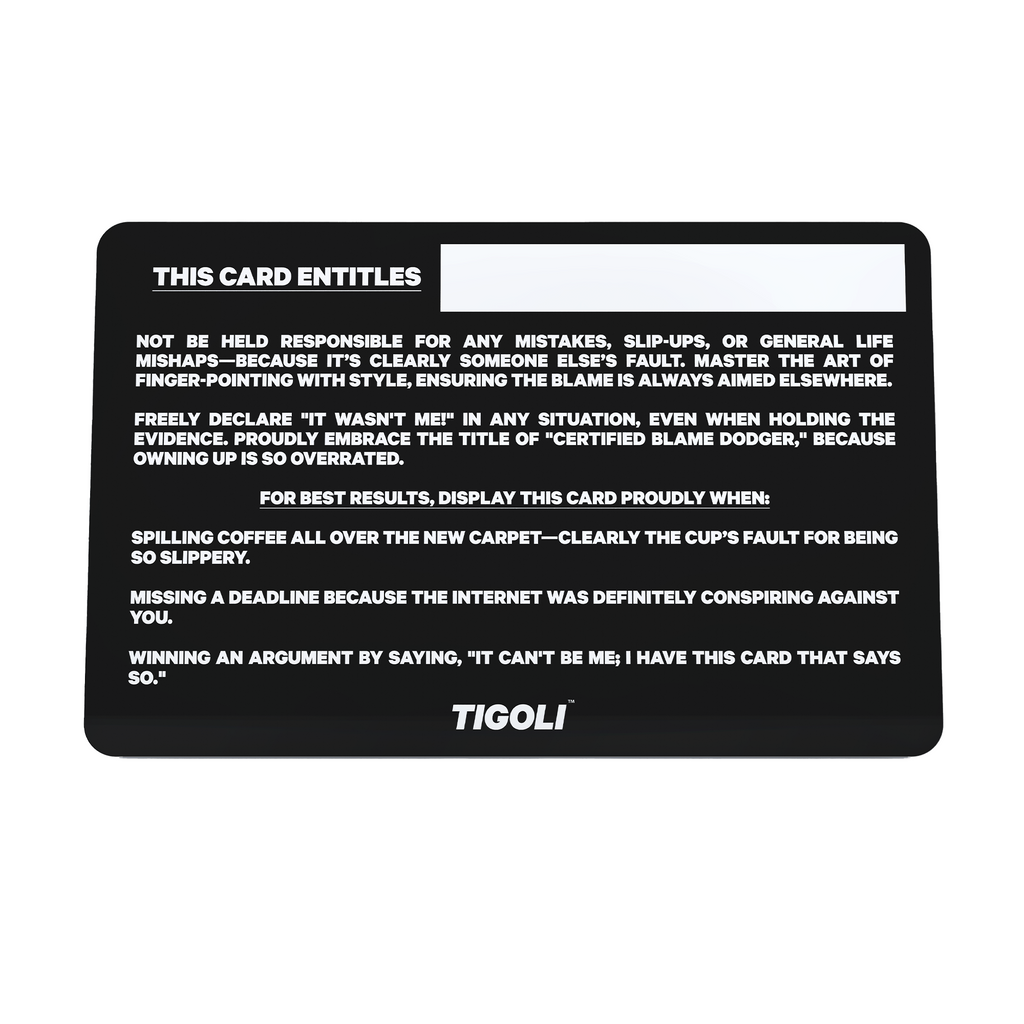 Victim Membership Card