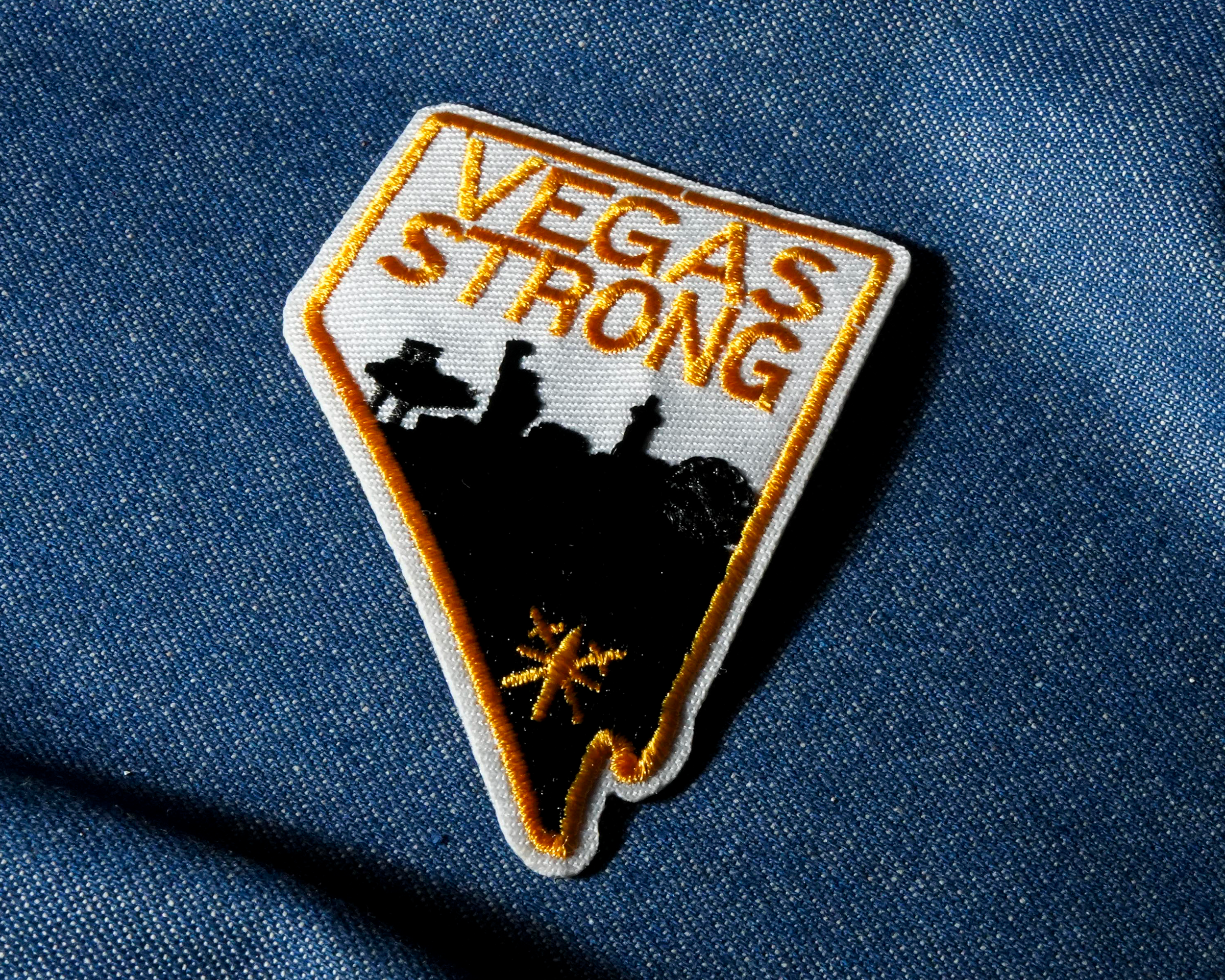 Vegas Strong America Patch Iron On (8x 5cm) Secondary image