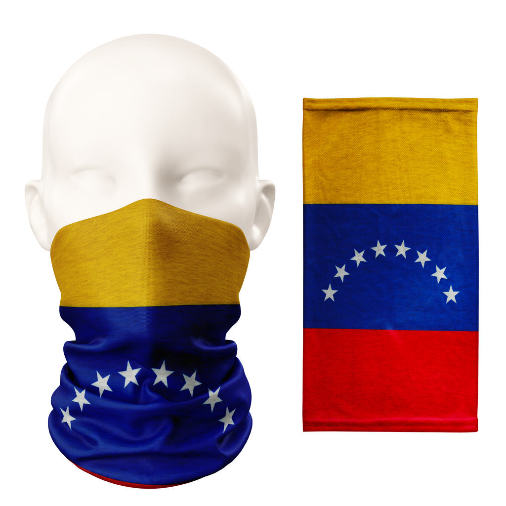 Snood de la bandera de Venezuela – Mascarilla transpirable, cubrecuellos, cubrebocas
