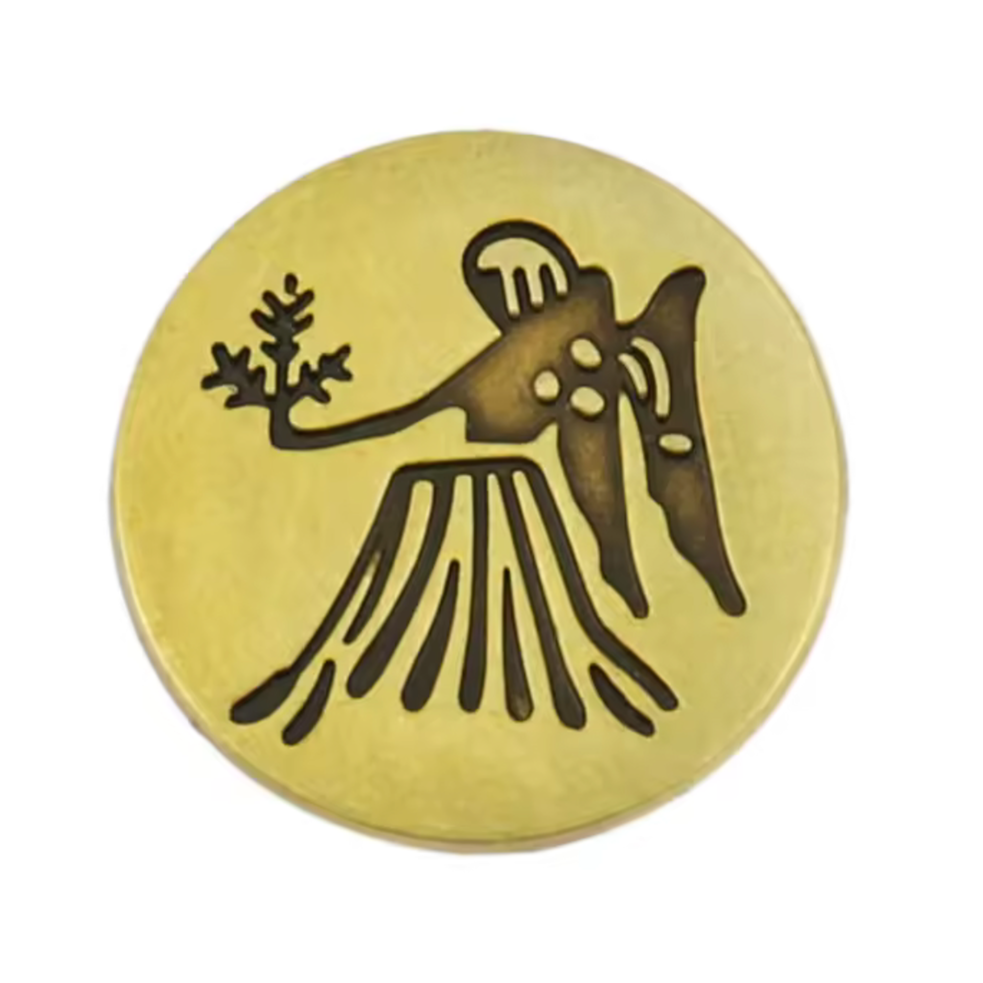 Insignia de Pin del Signo Zodiacal de Virgo Imagen principal del producto