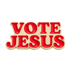 Vote Jesus Enamel Lapel Pin Badge